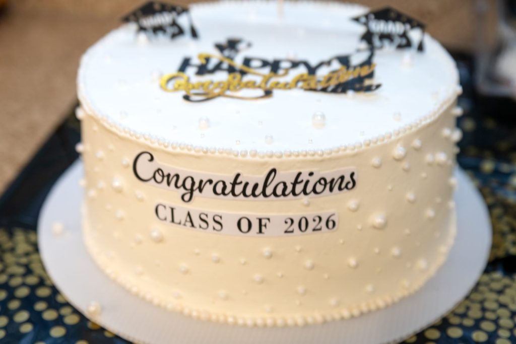 Torta de celebración de la Clase 2026